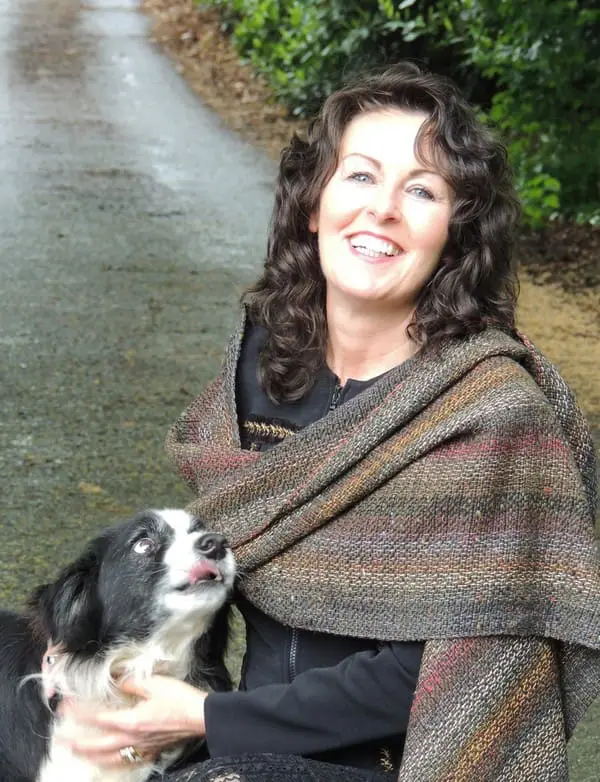 Hand woven scarf Kavanagh inspired Inniskeen Station