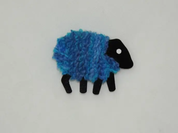 LizzyC Sheep Fridge Magnet