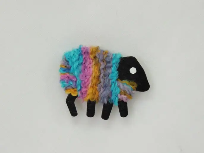 LizzyC Sheep Fridge Magnet