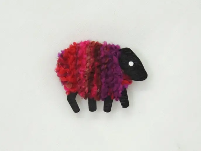 LizzyC Sheep Fridge Magnet