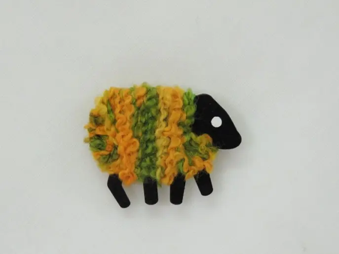 LizzyC Sheep fridge magnet