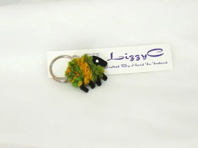 LizzyC Sheep Keyring