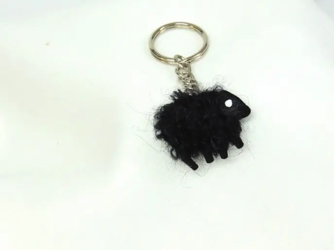 Ebony Keyring 2 1