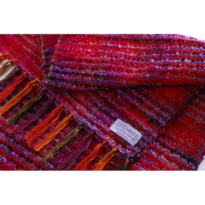 Hand-woven-scarf-valley-of-the-creuse-purple-desire