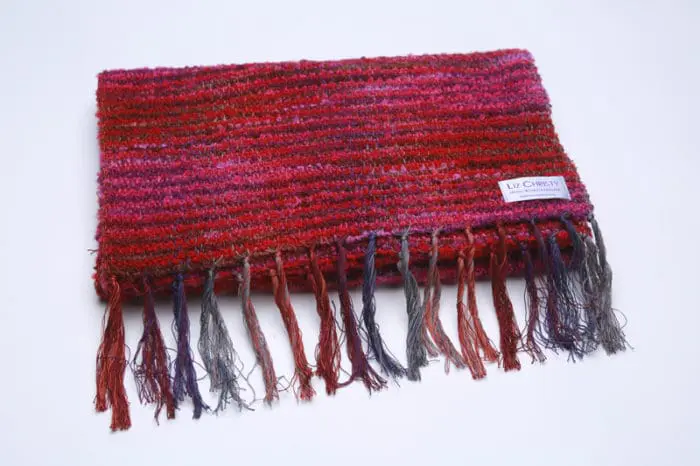 Monet Scarf Morning on Seine Berry Crush red 800pix