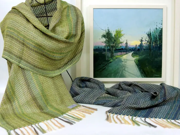 liz-christy-scarf-kate-beagan-painting