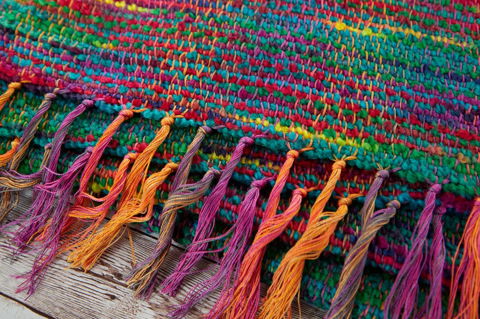 Beautiful handwoven scarves available from Swallow Studios or from our website