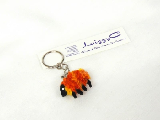 LizzyC Sheep Keyring