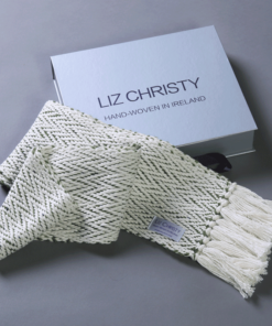 liz-christy-ancient-civilizations-herringbone-scarf-achius-green