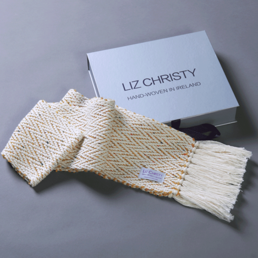 liz-christy-ancient-civilisations-scarf-gild-yellow-box