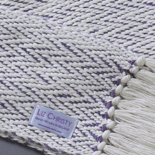 liz-christy-ancient-civilizations-herringbone-scarf-malvina-purple