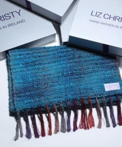 liz-christy-wool-cotton-scarf-morning-on-the-seine-cerulean-blue