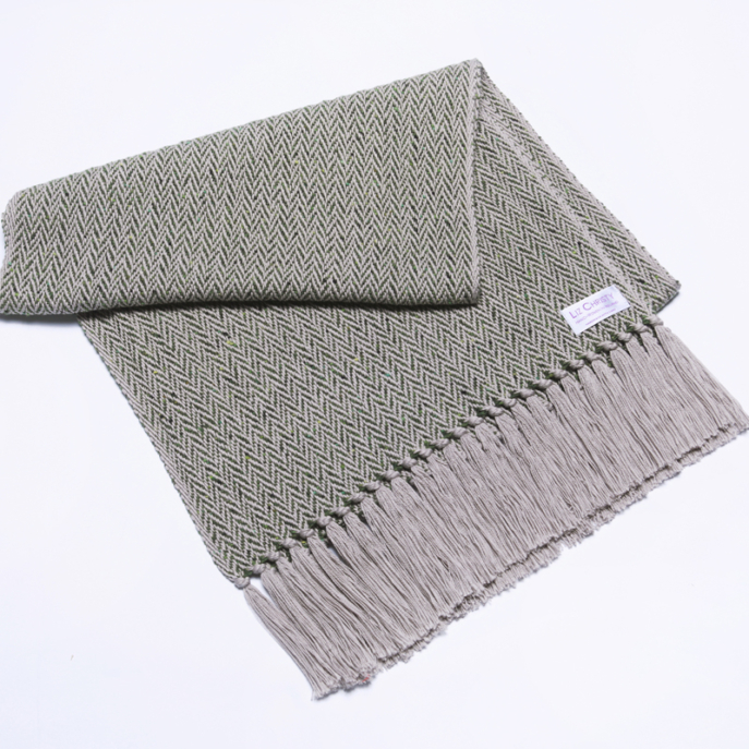 drumlin-herringbone- wrap grey green